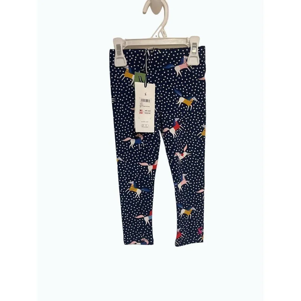 Joules Girl's Horse Print  Deedee Leggings NWT 3 4 - Picture 3 of 7